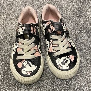 H&M Kids Black and Pink Character Sneakers